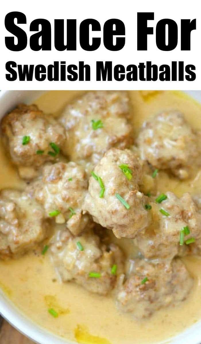Swedish Meatball Sauce with Sour Cream
