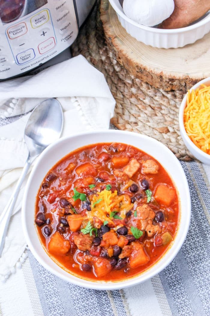 Ninja Foodi Sweet Potato Chili