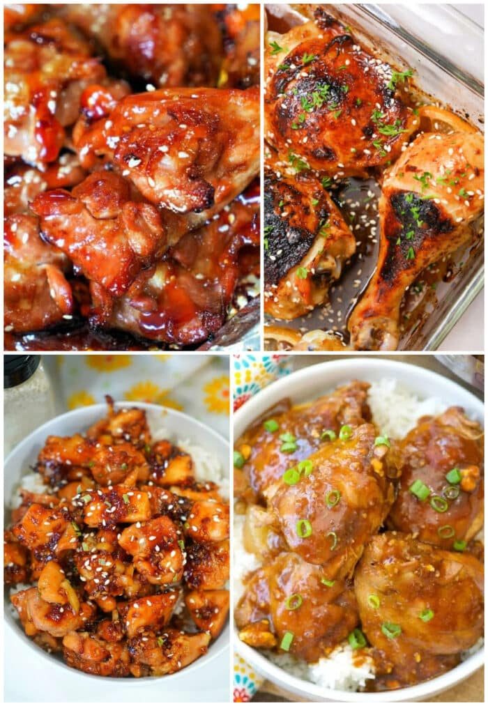 chicken with teriyaki sauce