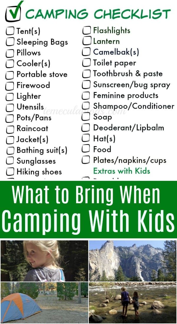 Things to Pack for Camping