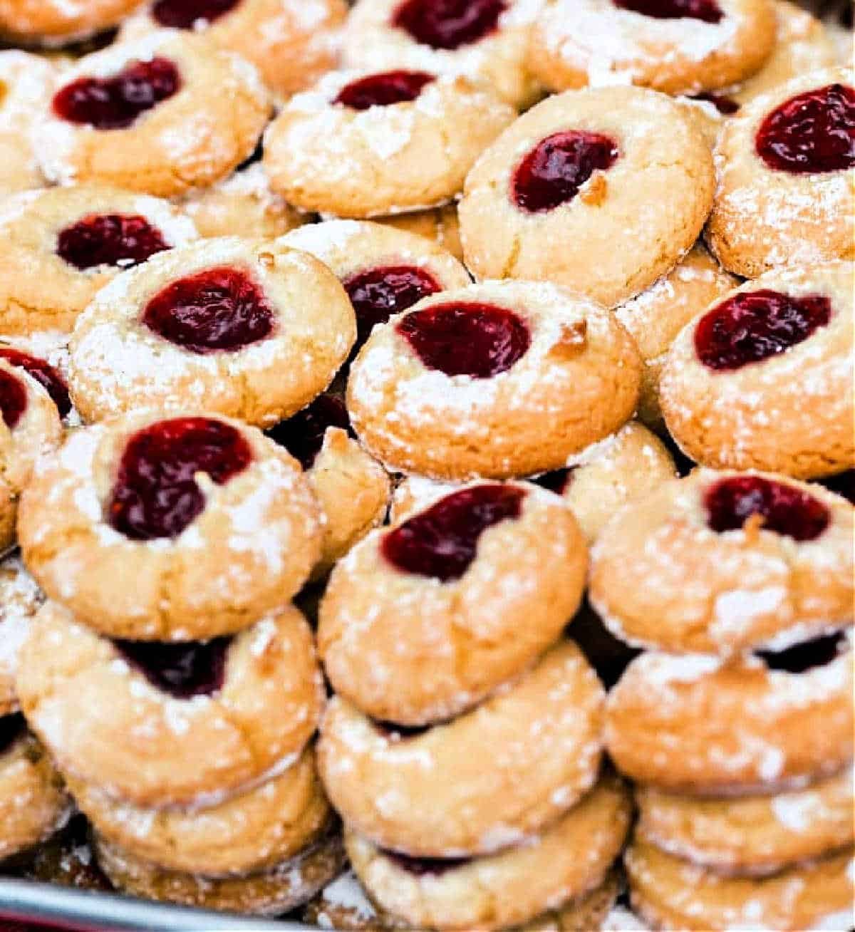 Peanut Butter Thumbprint Cookies