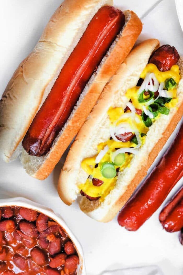 Toaster Oven Hot Dogs