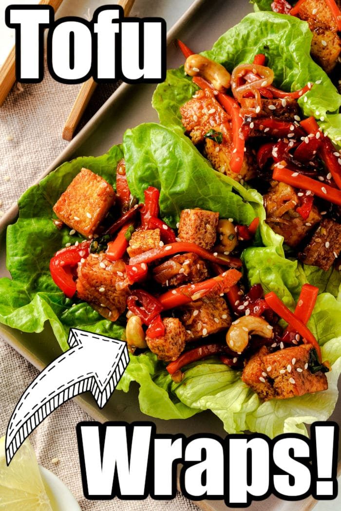 Tofu Lettuce Wraps