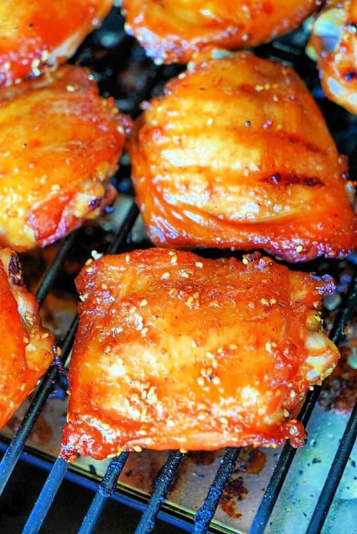 traeger teriyaki chicken thighs