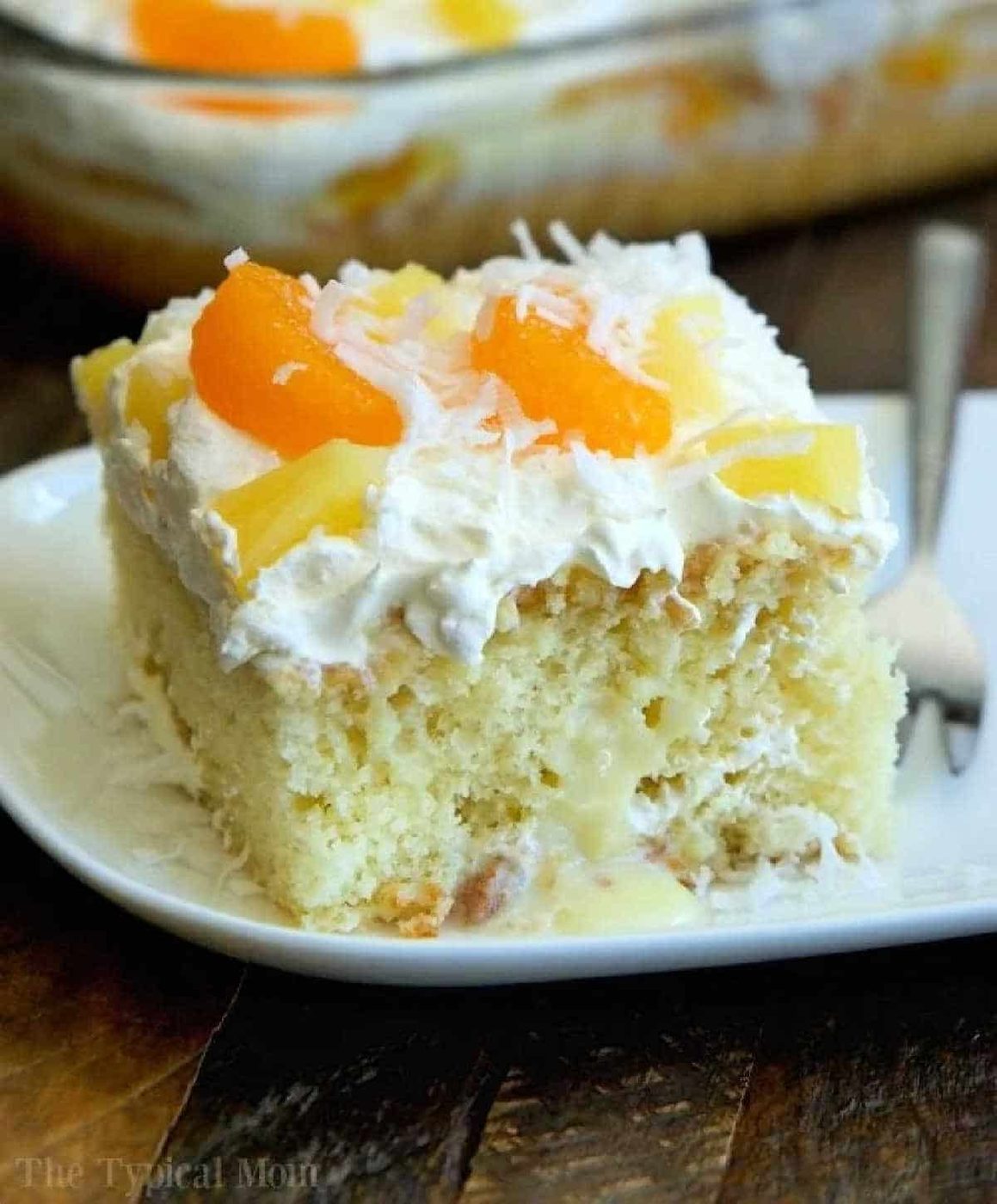 Tropical Poke Cake