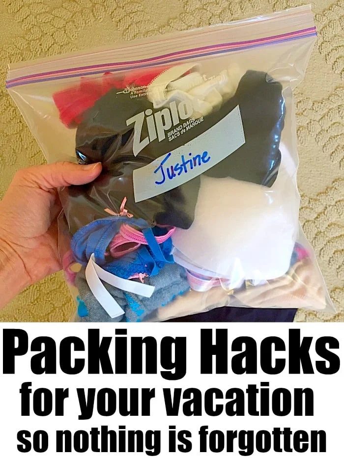 Vacation Packing List 2