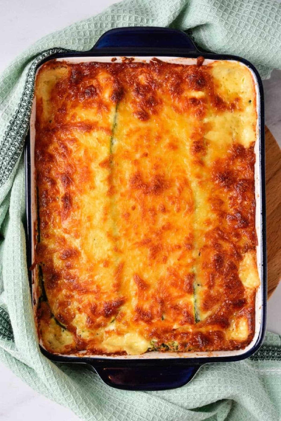 Zucchini Lasagna and White Sauce