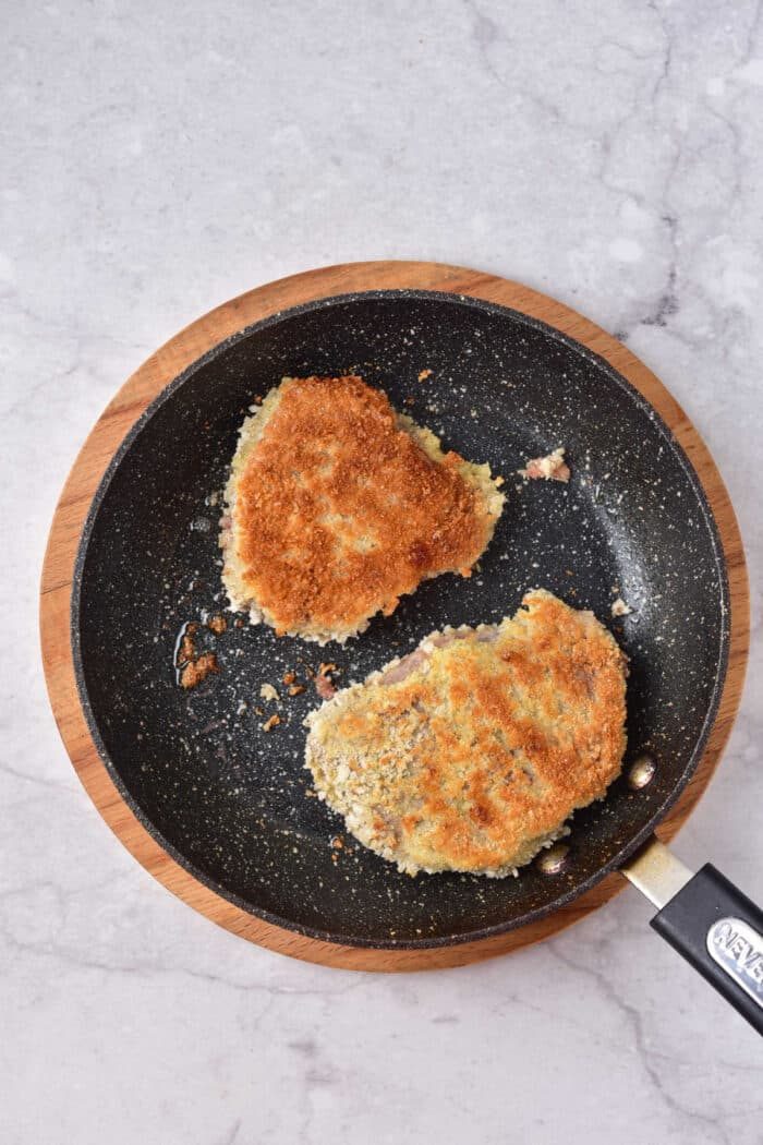 breaded venison steak