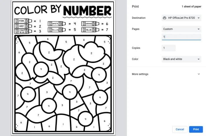 free coloring pages for kids