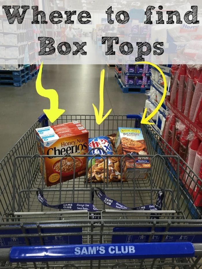 Where to find box tops