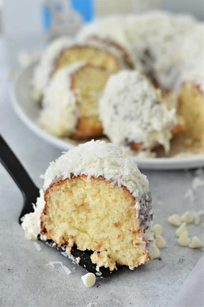 White Chocolate Chip Bundt Cake