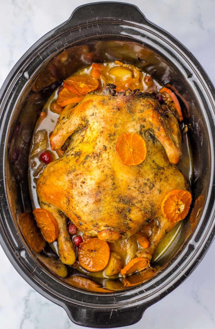 Whole Chicken in the Crockpot