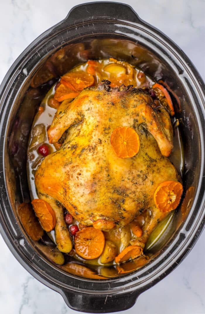 Whole Chicken Crockpot with Potatoes