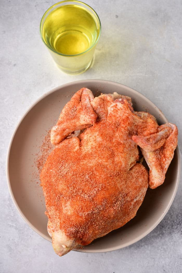 Crispy Deep Fried Whole Chicken