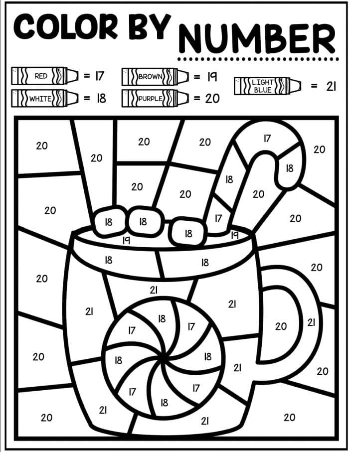 winter coloring page