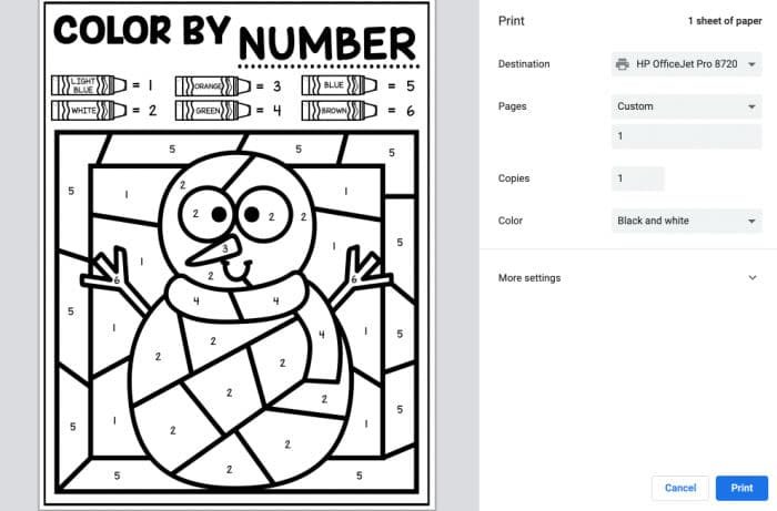 how to print printables at home