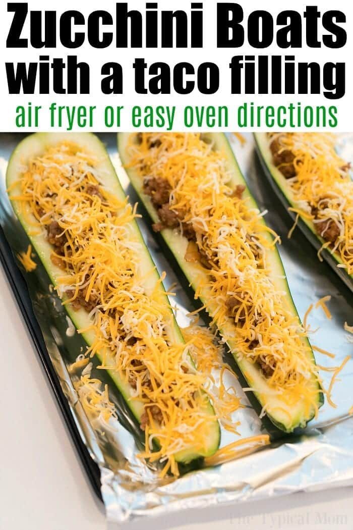 Zucchini Taco Boats