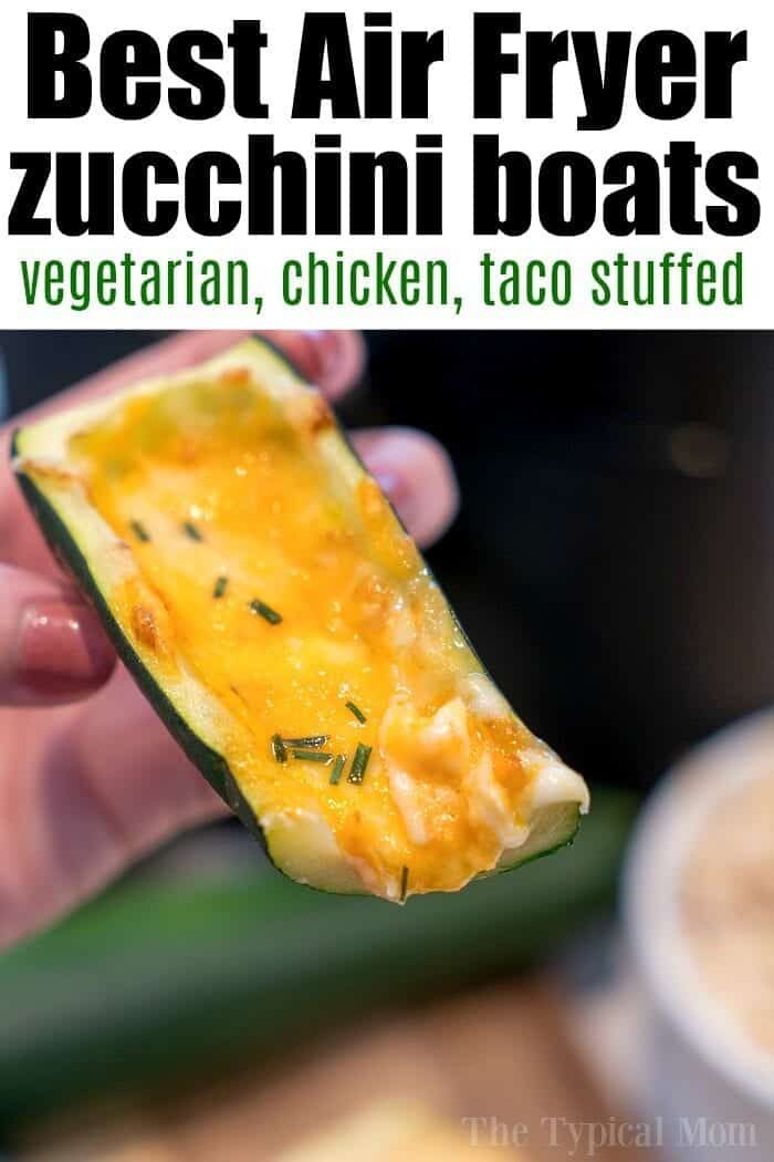 air fryer zucchini boats