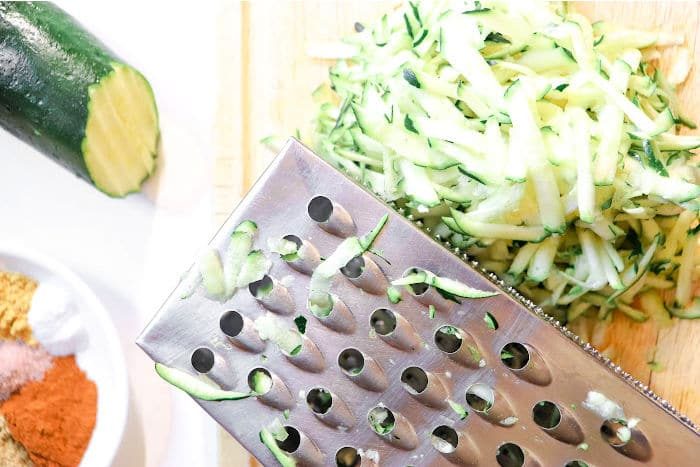 grated zucchini
