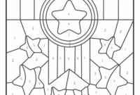 Independence Day Number Coloring Fun
