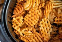 Crispy Air Fryer Waffle Fries