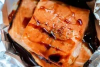 Umami Glazed Salmon Bake