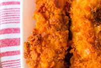 Golden Cheddar Crunch Chicken Tenders