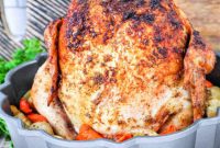 Crispy Oven Rotisserie Chicken