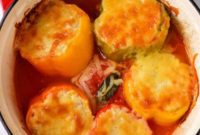 Oven Baked Bell Pepper Delight