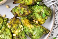 Crispy Air-Fried Pesto Chicken