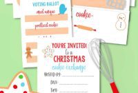 Festive Cookie Swap Printables Kit