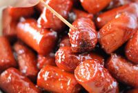 Smoked Hot Dog Candy Bites