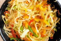 Vibrant Jamaican Cabbage