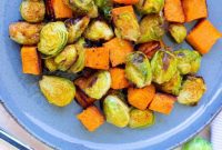 Air-Fried Sweet Potato & Brussels Perfection