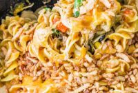 Creamy Slow Cooker Chicken Noodle Delight