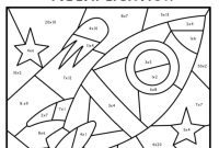 Free Multiplication Color-by-Code Worksheets