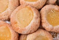Tangy Lemon Curd Thumbprints