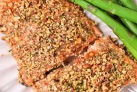 Crispy Almond Salmon Fillet