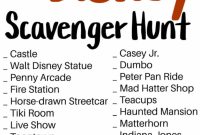 Printable Disney Adventure Quest