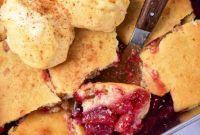 Simple Homemade Cherry Cobbler