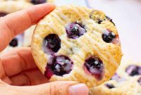 Fluffy Blueberry Biscuits