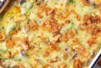 Creamy Cheesy Green Bean Bake