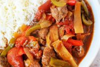 Slow Cooked Pepper Steak