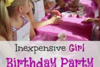 Girl’s Birthday Parties That Won’t Break the Bank