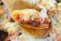 Jumbo Shells with Savory Meat and Creamy Ricotta