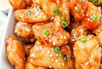 Sticky Honey Garlic Chicken