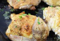 Crispy Skinned, Juicy Bone-In Chicken Thighs