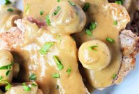 Skillet Pork Chops with Savory Mushroom Gravy