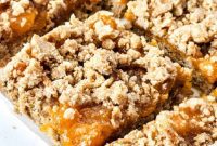 Golden Summer Peach Bars