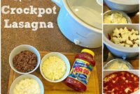 Effortless Crockpot Lasagna